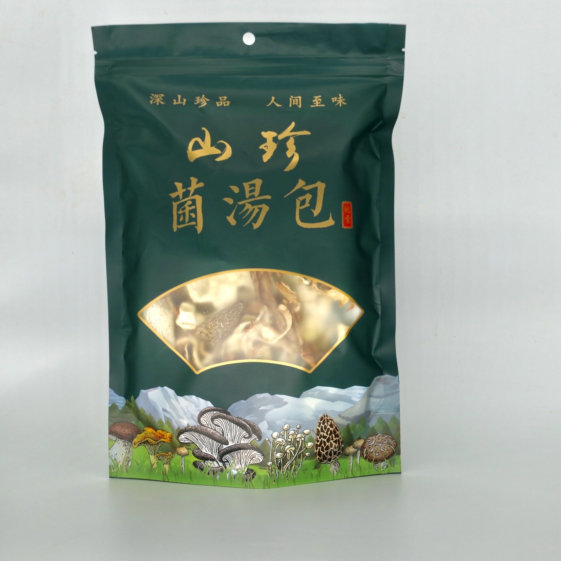 100g Shanzhen 버섯 수프 가방