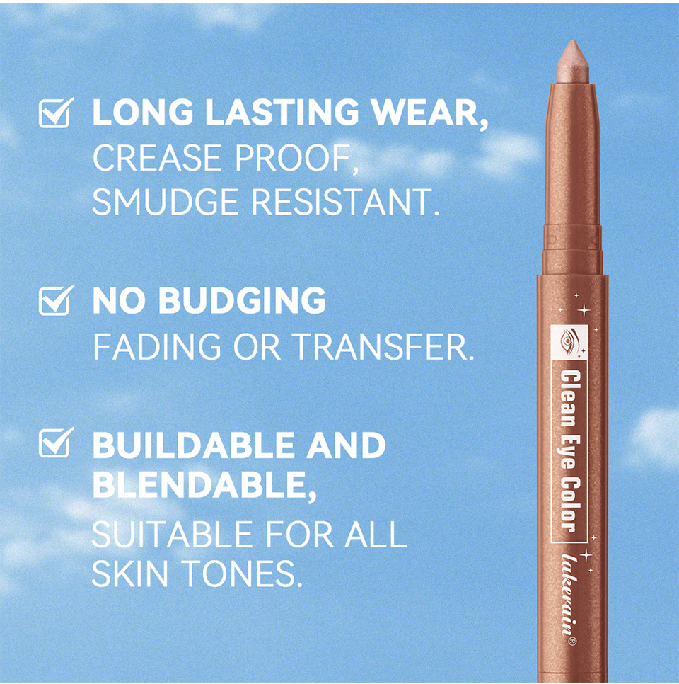 lakerain Bronze eyeshadow stick is easy to color with a high-gloss eye makeup eyeshadow Application Scenario