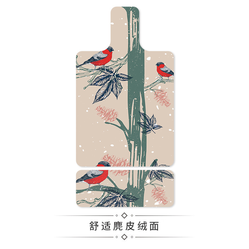 跨境专用麂皮绒普拉提核心床垫吸汗防滑健身垫耐磨pu橡胶瑜伽垫子|undefined