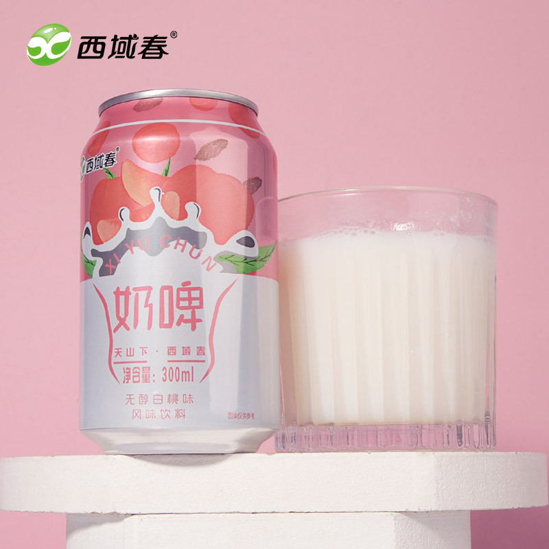 西域春 ミルクビールミックス 300ml×12缶 4種ミックスパック 飲み放題 フレッシュミルク風味 便利な乳飲料|undefined