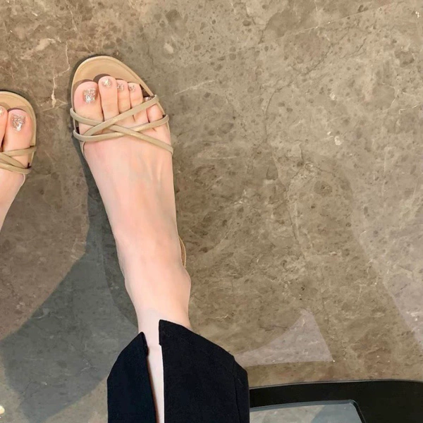 Black sandals