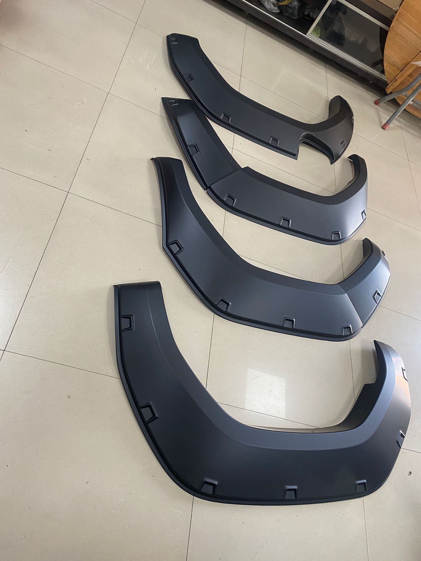 Hilux Travo Wheel Arches New Model Hilux Travo Wheel Arches Enlarged and Widened Decorative Studs Travo Wheel Arches