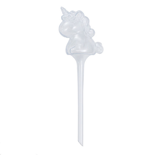 Transparent flower waterer lazy waterer dripper micro drip irrigation gardening tools imitation glass unicorn water seeper