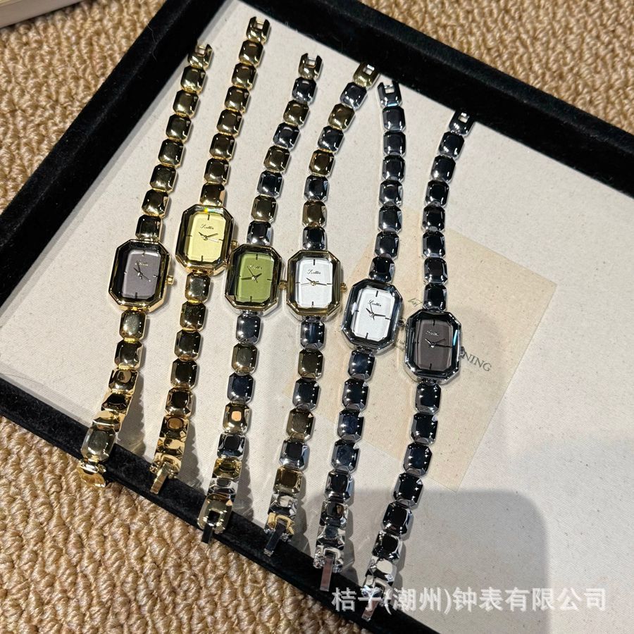 Scottie詩高迪9610h小方糖軽豪華女性サラリーマンビジネスファッション角型石英腕時計