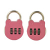 Factory supply 109 cartoon mini digital password hanging lock lock lock public document bag small password lock gym lock