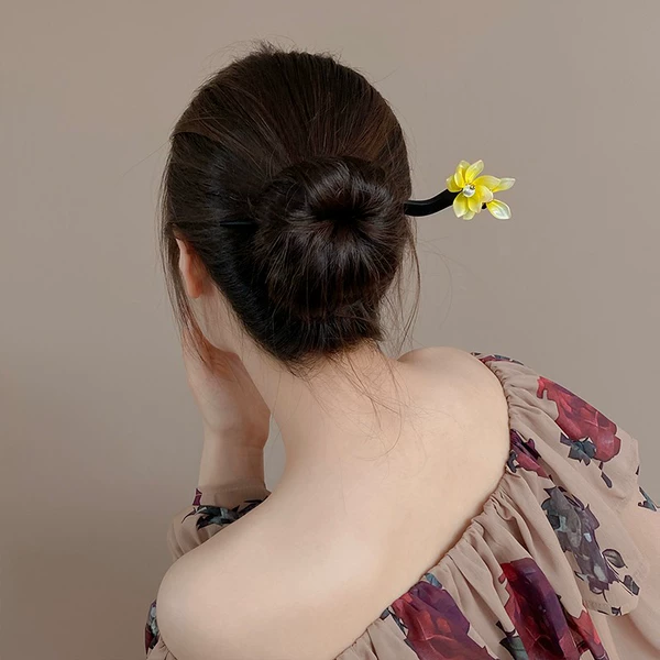 Yellow, flowered