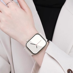 Cloud Top Applicable Apple Watch S10 Strap iwatch9/8/7/6/5/4/SE Summer Armored Loop Silicon