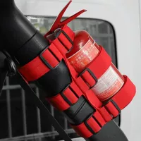 В наличии Ремешок для огнетушителя Wrangler, кронштейн с защитой от крена, Фиксирующий Ремень JL18, автомобильный огнетушитель, автомобильный нейлоновый ремешок