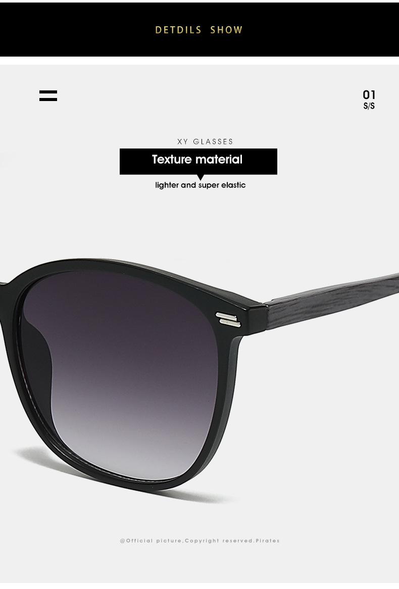 52g Weight Full Frame Glasses Structure Sunglasses Classification PC, UV400 Protection Lens Material Oval Frame Glasses Style Outdoor, Travel Occasion Solid Color Pattern All Seasons Season Unisex Gender Vintage Style Style Grey, Black Color Vintage Style Solid Color PC UV400 Protection Oval Frame Full Frame Women's Sunglasses 10