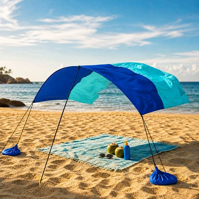 beach sunshade sail, Avtomobil yan çətirləri