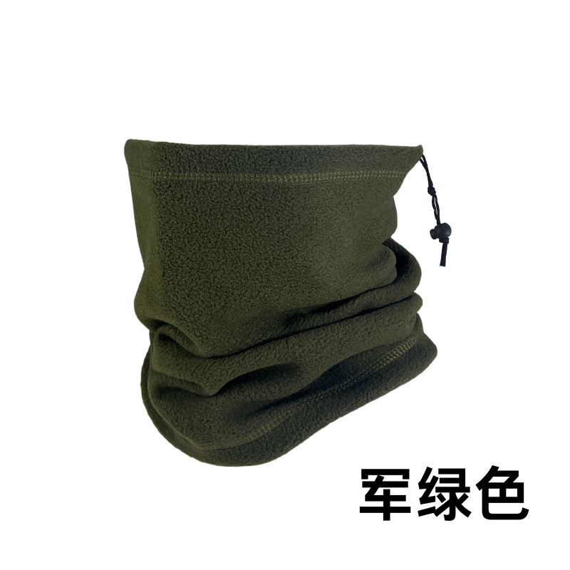 Babero cálido transfronterizo de otoño e invierno, ciclismo al aire libre, protección para el cuello a prueba de viento, máscara de esquí de lana polar a prueba de frío