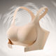 [New Upgrade] Luxurious Pull-Up Front Button Push-Up Bra, Comfortable Wire-Free Invisible Back-Beautiful Liquid Foundation Bra