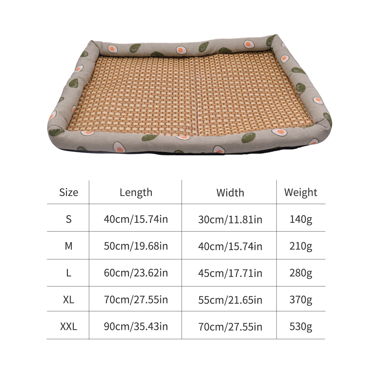 Estera de celebridades de Internet Estera para mascotas Estera de verano para mascotas Nido Teddy Golden Retriever Estera para perros Nido para gatos Four Seasons Universal