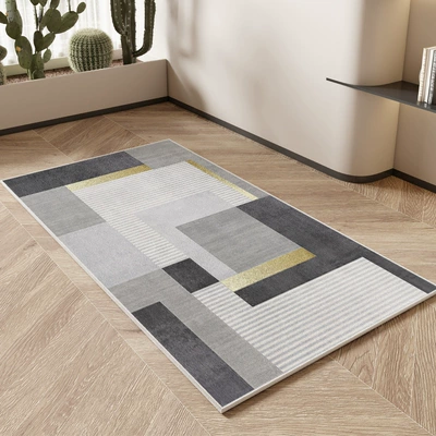 Avtomobil döşəmə paspasları — Mat Household Simple Bedroom Bedside - simple-9-12060cm-loop-velvet