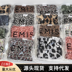 emis 韓国ニッチトレンディブランドヒョウ柄バッグキャンバスバッグレディースバッグオリジナルコーデュロイトートバッグママショッピングバッグ