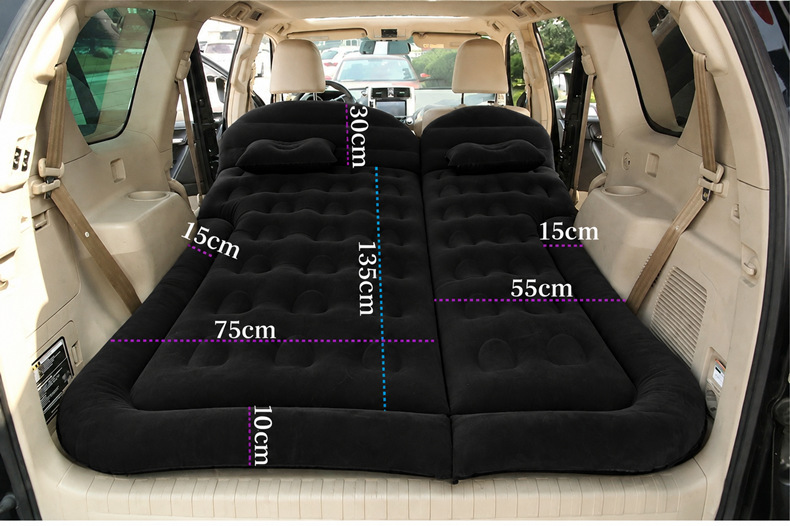 Car inflatable mattress car mattress travel bed crv trunk mat rear folding bed double sleeping mat Universal