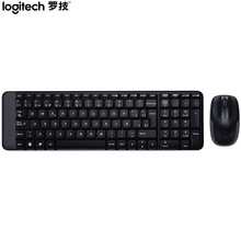 罗技（Logitech）MK220无线键鼠套装 办公多媒体键鼠套装黑色