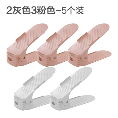 Double-layer shoe bracket simple home dormitory shoe storage space-saving shoe rack bracket partition board shoe cabinet