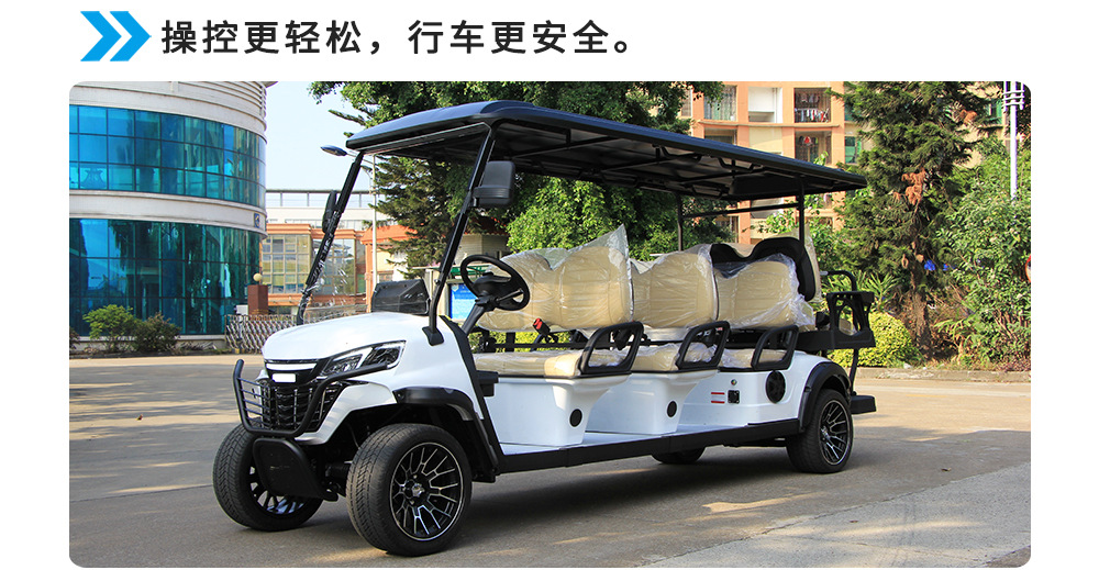 2-8 Seat Golf Carts for Export to Tourist Attractions, Property Parks, Hotel Shuttles, Sightseeing Vehicles, and Community Patrol Vehicles