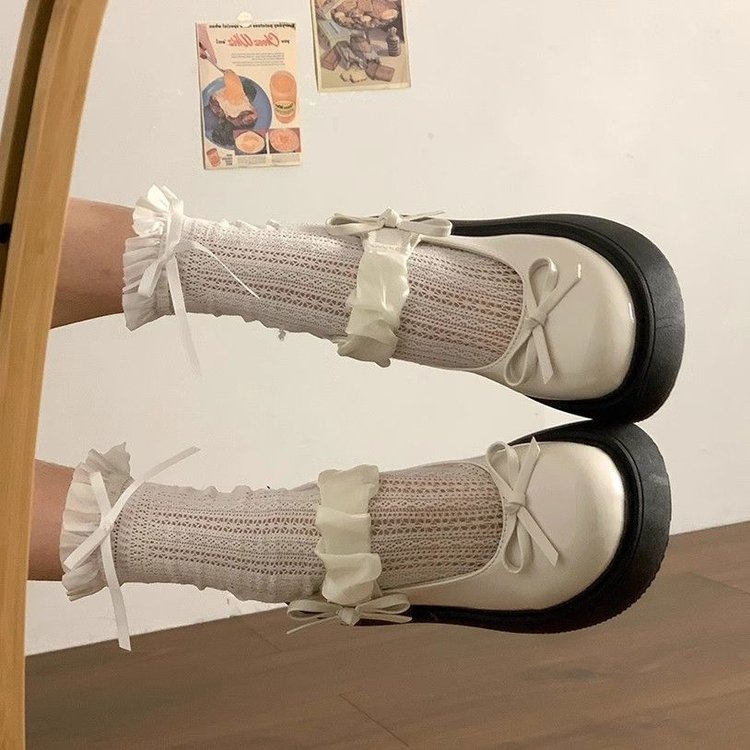 Zapatos de cuero de arco dulce y fresco para mujeres 2026 nuevos zapatos japoneses de primavera jk de fondo grueso y poco profundo estilo británico Mary Jane.
