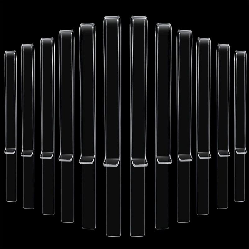 Акриловый зажим для нот для фортепиано, зажим для книги нот для студентов с прозрачной маркировкой страниц, зажим для нот