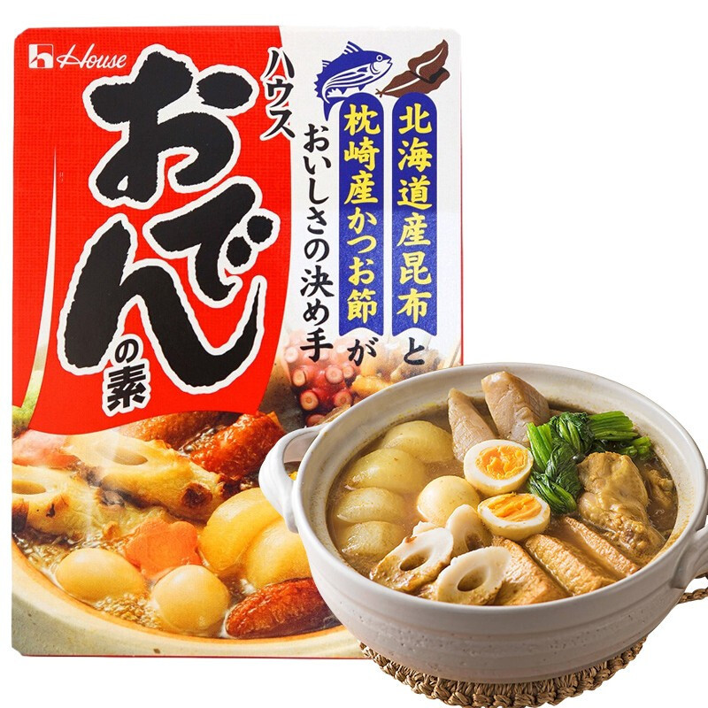 Japan's imported Haoshi Oden soup seasoning House sauce package 711 convenience store stew seasoning