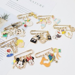 Brooch Ma Jiaqi's same style cute Japanese style waist change small pin to fix the waist of clothes and waist tightening accessories for women
