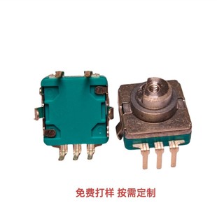 Ec11Mm Encoder Switch Without Thread Short Handle with Press Switch 20 Pulse Positioning Base 4.5mm