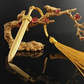 书签;金属工艺品;徽章