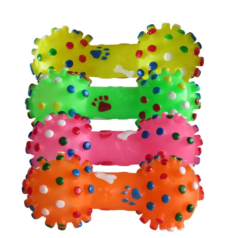 Juguetes de voz de perro resistentes a la mordida de oro corky dientes limpiadores de dientes molares entrenamiento para perros pequeños juguetes para mascotas al por mayor