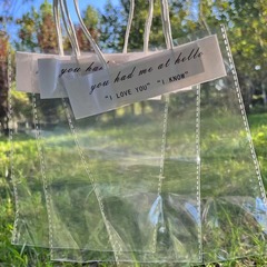 Transparent handbag gift bag plaster doll bag snack bag stationery jewelry bag funny gift bag souvenir bag 