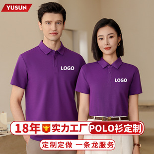 Summer Classy Polo Shirt Work Clothes Customized Corporate Employee Lapel Short-Sleeved T-Shirt Work Clothes Printed with Logo Embroider