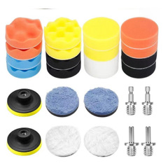 Car beauty polishing, waxes, sponges, polishing wheels, polishing discs set, Japanese wool discs, sponge wheels