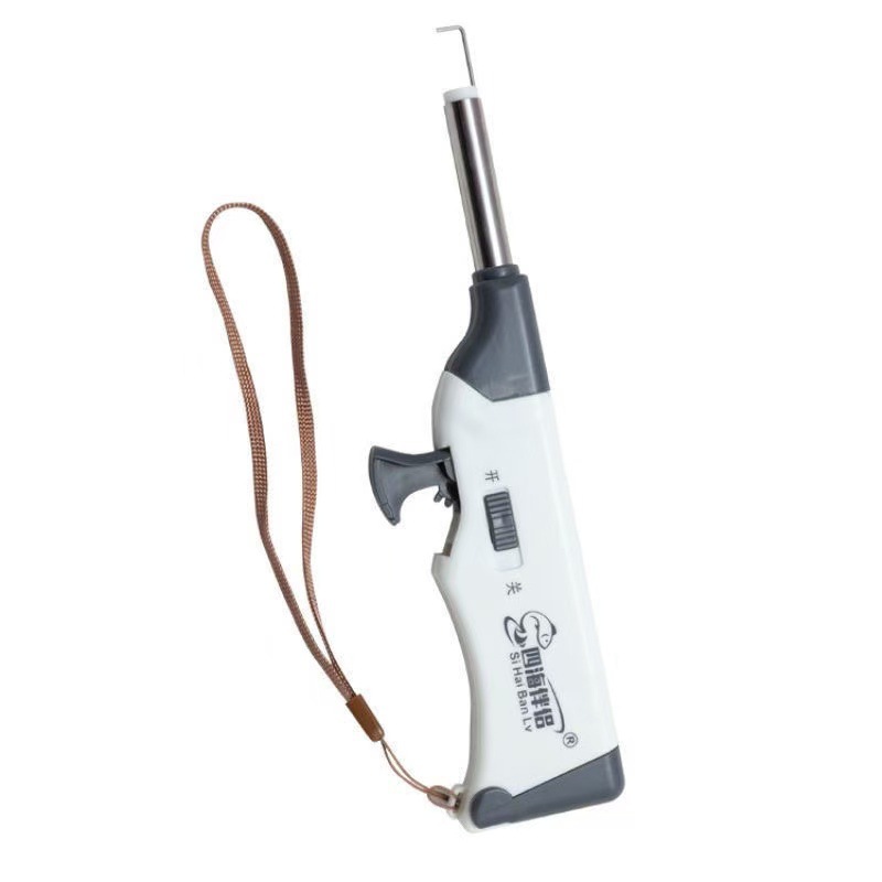 dispositivo de alimentación de cebo de gusano rojo dispositivo de alimentación de cebo de gusano de tierra de acero inoxidable con imán de control de cantidad de gusano rojo clip de banda de goma gancho de alimentación de agrupador rápido