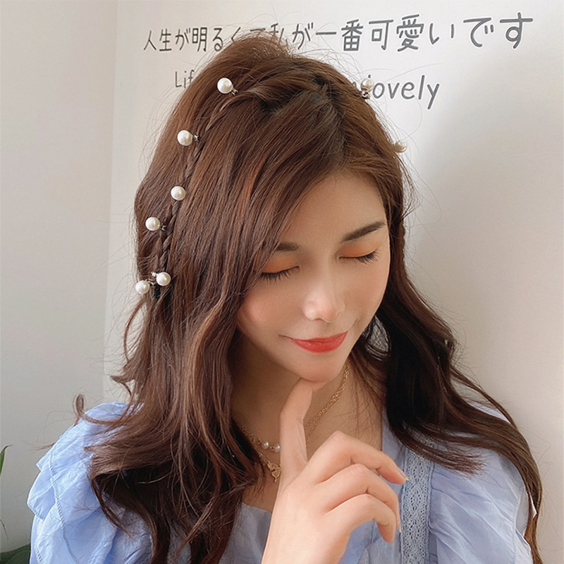Chen Xiaoyun Same Style Pearl Hairpin Headwear Women's Summer Side Bangs Clip 2021 New Style Hair Clip Chen Xiaoyun Same Style Pearl Hairpin Headwear Women's Summer Side Bangs Clip 2021 New Style Hair Clip