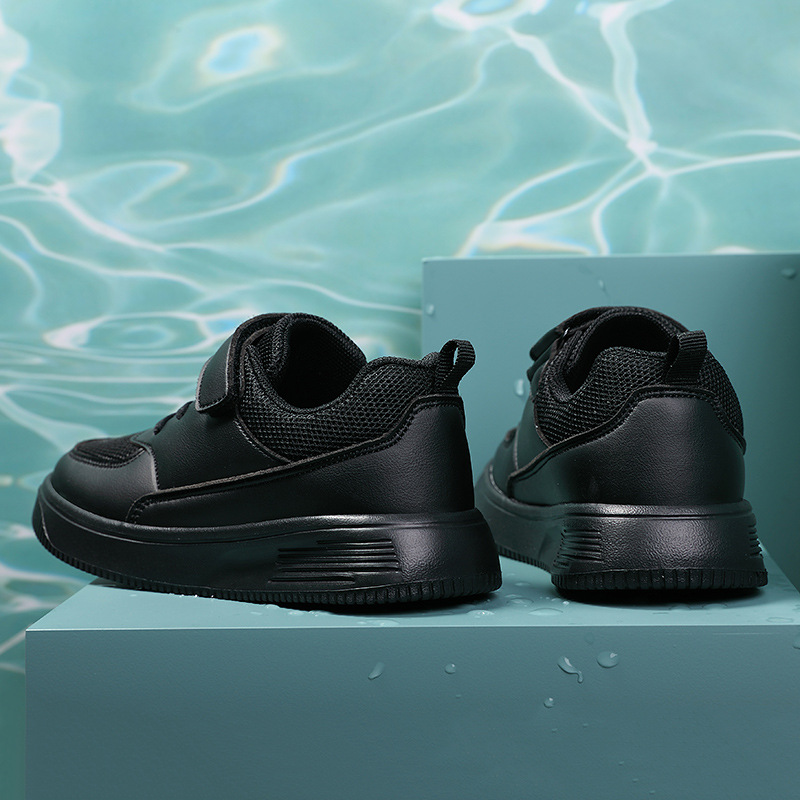 Zapatos blancos para niños primavera y otoño nuevo estilo transpirable y cómodo suela suave ligero niños y niñas zapatillas blancas zapatillas de deporte casuales