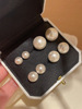 Advanced earrings from pearl, retro ear clips, high-end, light luxury style, no pierced ears