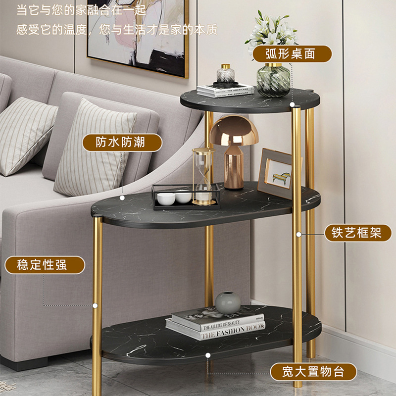Sofa side table, light luxury corner table, living room side table, side cabinet, side cabinet, small apartment, small household coffee table, corner small table