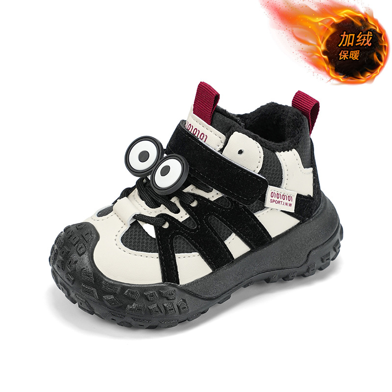 Zapatos deportivos funcionales para niños, zapatos de algodón de invierno, zapatos al aire libre antideslizantes, zapatos para bebés de 1 - 6 años
