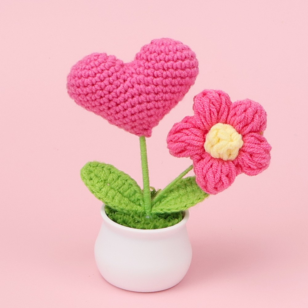 Rojo Rosa - maceta de flores de amor