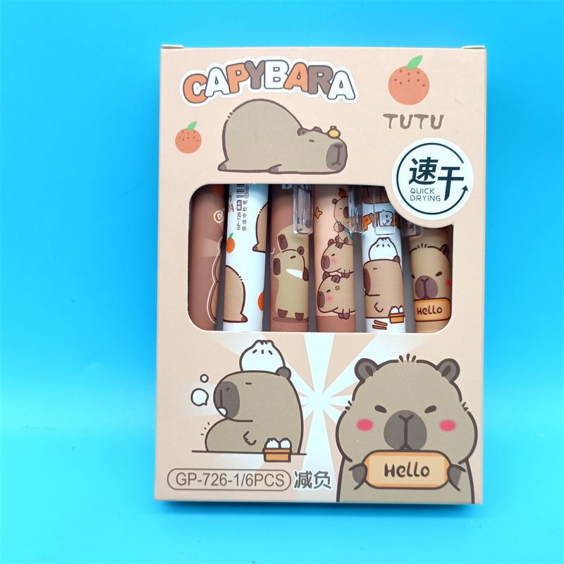 GP - 726 - 1 bolígrafo de esponja de dibujos animados Ultraman bolígrafo de movimiento de 0.5 secado rápido examen de niños no cansado mano suave ST bolígrafo