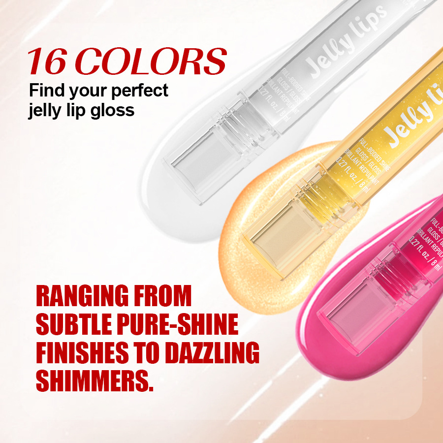 Cross-border PAGE VINE Lip Oil Fruit Lip Oil Hydrating Nutrient Lipstick Lock Water Brilliant Lip Esmalte