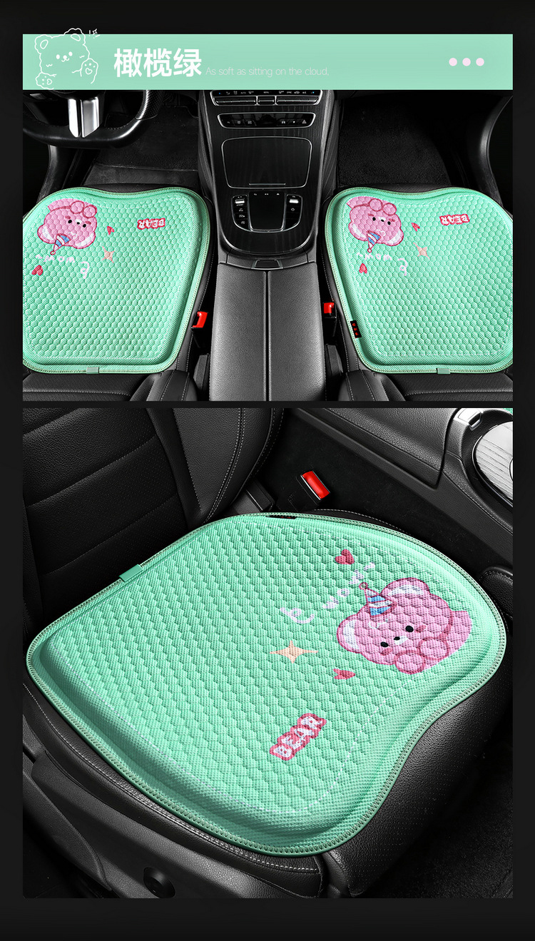 Factory Direct honeycomb car gel cushion single piece Four Seasons universal car seat cushion summer breathable ventilation butt pad