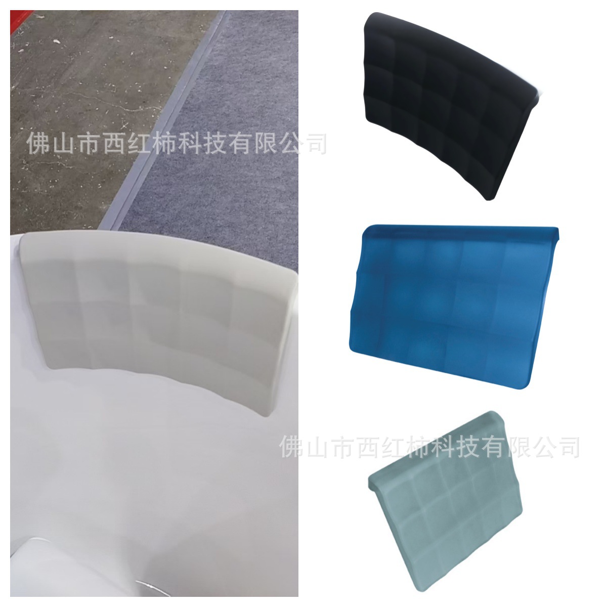 工厂热销高档酒店家用浴缸SPA泡澡凝胶高弹自粘轻奢肤感浴缸枕头