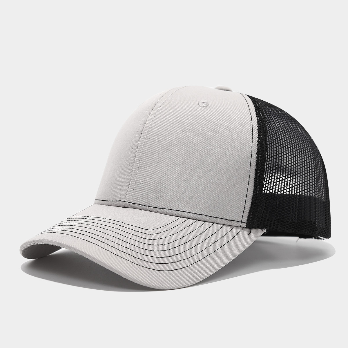 Richardson 112 sombrero de camión sombrero de red de comercio exterior sombrero de lengua de brillo transparente sombrero de béisbol