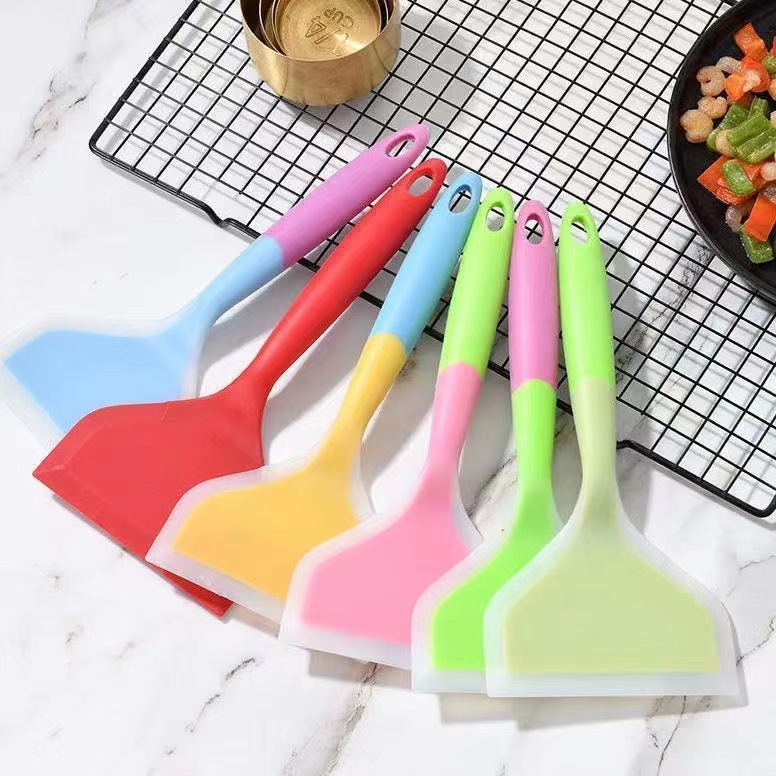 Compact silicone heat-resistant harmless shovel