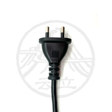 印度2芯插頭電源線BIS認證純銅PVC扁線 電線插頭2.5A-6A