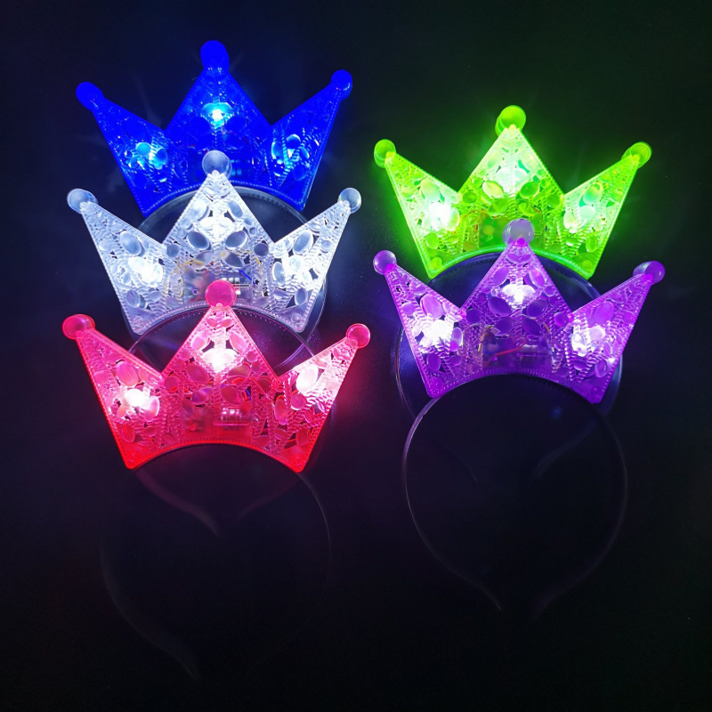 Corona de cristal rosa