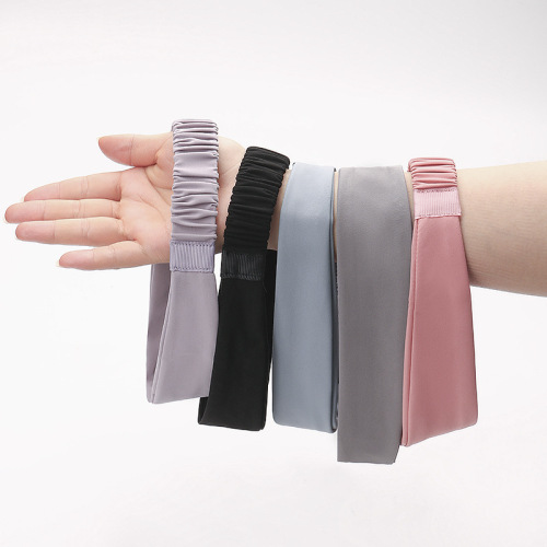 Sports sweat-absorbent headband, running, fitness, yoga, forehead protector, headband, headband, hairband, spring and summer sports headband for men and women