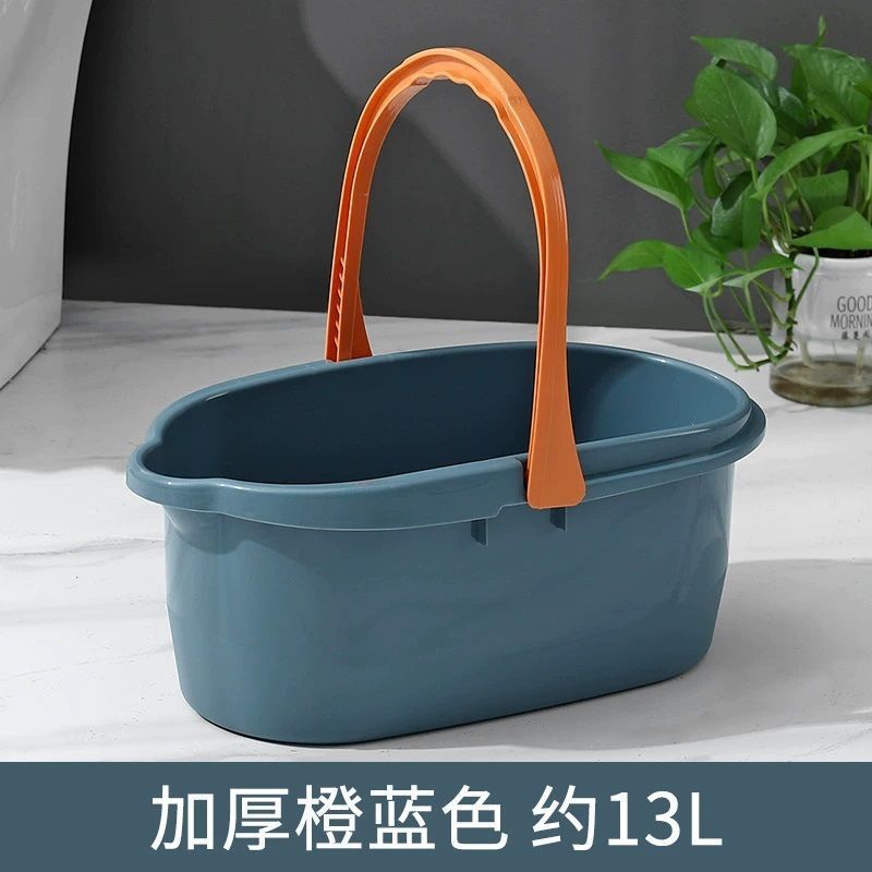 長方形バケツ、厚みのある特大容量の水貯蔵、家庭用ポータブル洗濯モップバケツ、寮の足湯、趙志銭|undefined
